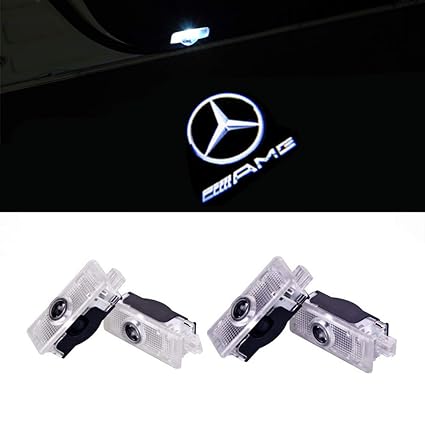 QJZoncuji Coche Logo LED Proyector luces puerta, 2 PC Coche LED ...