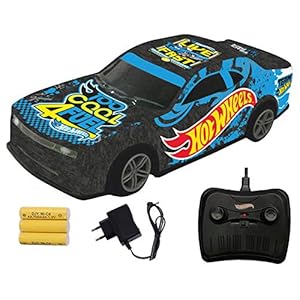 Hot Wheels Remote Control Rechargeable Racing Car,Black