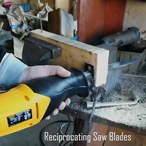 10 Piece 6-Inch Sawzall Pruning Blades Reciprocating Saw Demolition Sawzall Blades Pruning- HSS Super Speed Carbon Steel Top Material For Cutting Softer Materials Wood Laminated Chipboard & Plastics - Thumbnail 3