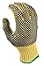 G & F Products unisex adult Latex cut resistant work gloves, Yellow, X-Large US