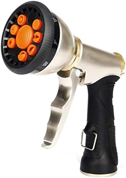 DeRuiLa Pistola pulverizadora de Manguera de jardín Ajustable con 9