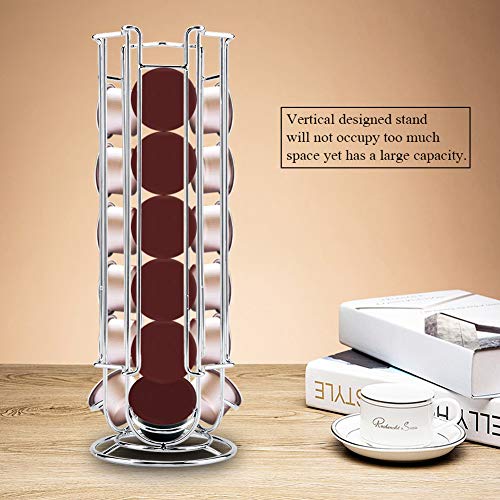 image for fosa Coffee Capsule Holder with 18 Pieces Pods,Iron Coffee Capsule Sto