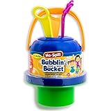 Little Kids No Spill Big Bubble Bucket Outdoor Summer Play Time Childern Sharing Multicolored