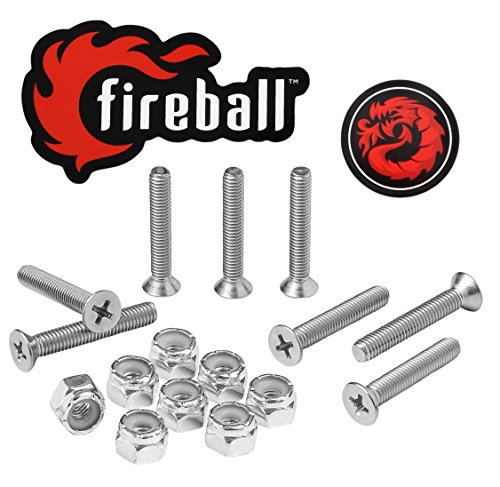 Fireball Dragon Stainless Steel Skateboard Hardware Set 
