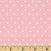 Cozy Cotton Flannel Mini Dots Rose, Fabric by the Yard
