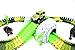 Car Track Race Builder System Flexible Toy Set For Kids 96 Accessories Pieces With Off-Road Vehicle Tunnel Trees Dual Gate And Two Dinosaurs