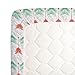 Carousel Designs Coral and Teal Arrows Crib Sheet - Organic 100% Cotton Fitted Crib Sheet - Made in The USA