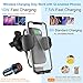 Wireless Car Charger Mount, Cshidworld Auto Clamping 10W/7.5W Qi Fast Charging Car Mount, Windshield Dashboard Air Vent Phone Holder Compatible with iPhone 11 Pro Xs Max XR 8 Plus, Samsung S10 S9 S8