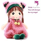 Angel Shine Lovely Huggable 17 inch Stuffed Plush Girl Toy Doll (Pink)