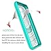 Galaxy J3 Emerge Case,J3 Eclipse/J3 2017/J3 Prime/J3 Mission/Luna Pro/Sol 2/Express Prime 2 Case Clear ,Anoke Slim Fit Phone Cases Cover with Screen Protector for Women Girls Samsung J3 Emerge CH Mint