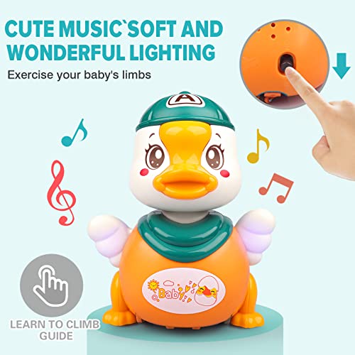 LOKFEHRE Musical Duck Toy,Baby Preschool Educational Learning Toy with
