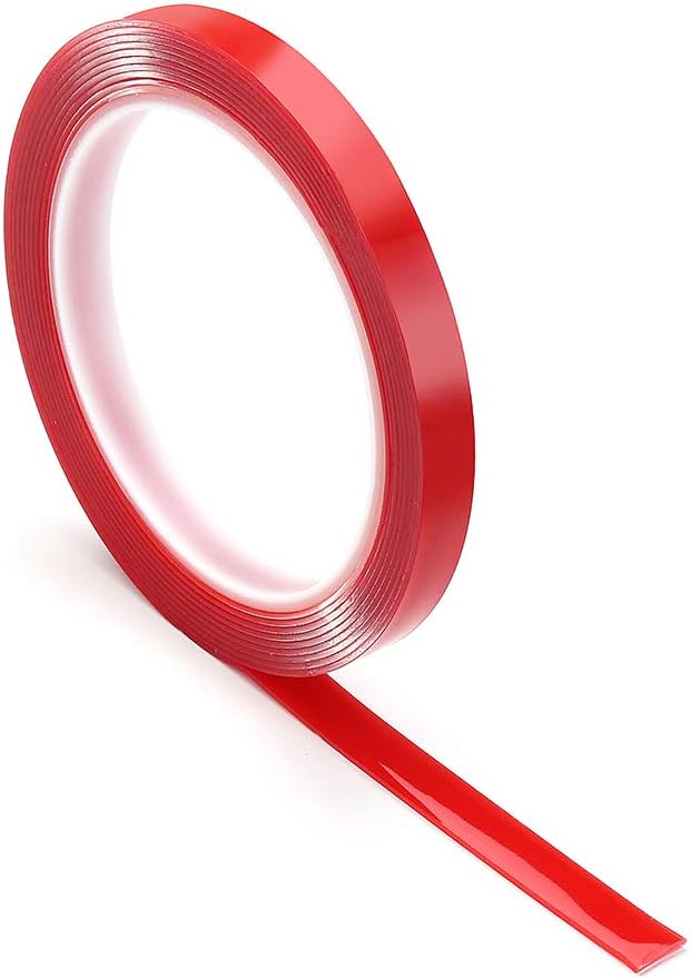 MMOBIEL 3 mm Double Sided Layer Acrylic Strong Adhesive Mounting Tape 25m long Weatherproof Removable, Red - Image 5