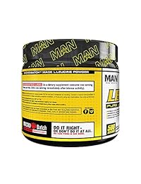 Deportivo de Hombre con 100% puro L-Leucina en polvo, Neutro, 17.6 ounce