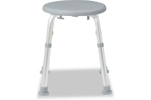 Medline Round Shower Stools, Grey