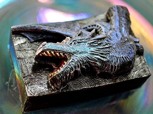 DRAGON SILICONE MOLD SOAP WAX PLASTER RESIN CLAY