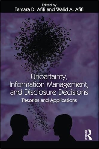 Book cover for Uncertainty,Information Management, and Disclosure Decisions: Theories and Applications