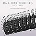 Professional Men's Hair Brushes - Vented Hair Brush Set Great Styling & Blow Drying for Slicked-back for Men & Women (2pcs)