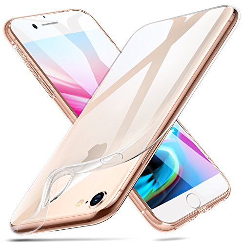 iPhone 8 Case, iPhone 7 Case, ESR iPhone 8 Clear Soft TPU Cover [Support Wireless Charging] for Apple 4.7