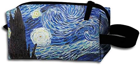 Starry Night Unisex Toiletry Bag Small Storage Organizer Case Handag