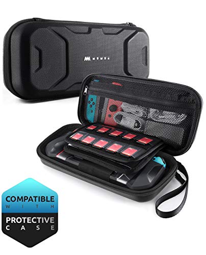 Mumba Switch Carrying Case, [Plus Version] Portable Protective Travel Carry handbag Pouch for Blade/Battle Case [Large Capacity] (Black)