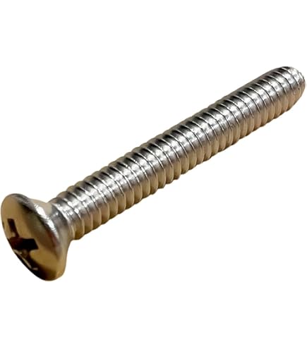 Vis à Tête Ovale Phillips M5x30mm - Lot De 25 - Acier Inoxydable 304 - Marque Uxcell - Neuf