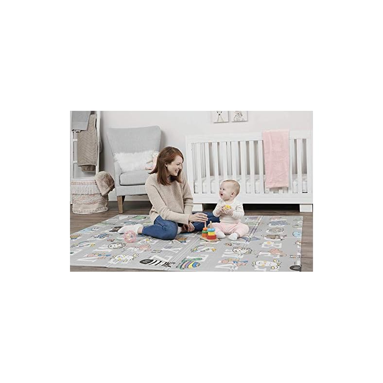 Regalo Sensory & Learning My Play Mat, Foldable & Reversable, Waterproof, Bonus Kit, Includes Travel Case with Carry…