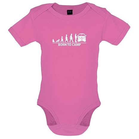 Born to Camp - Baby-Body - 7 Farben - 0-18 Monate