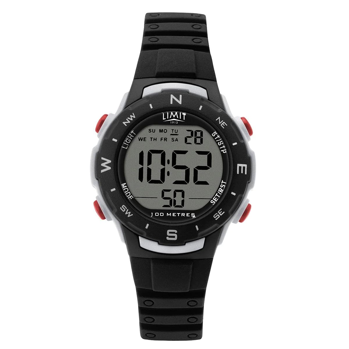 Limit Kids Sports Style Watch with Durable Strap. 100M Water Resistant