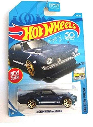 Hot Wheels 2018 50th Anniversary Factory Fresh Custom Ford Maverick 219/365, Blue