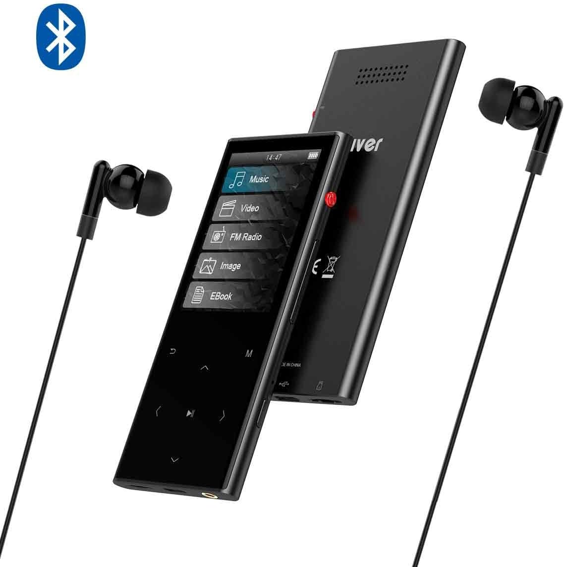 MP3 Players with Bluetooth 4.1, Lossless 8 GB 2.4" TFT Amazon.co.uk