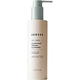 Versed Gentle Hydrating Facial Cleanser - Cream Face Cleanser with Hyaluronic Acid & Aloe Leaf Juice - Fragrance-Free cleanser for Dry Skin (6 fl oz / 177 mL)