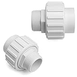 XtremepowerUS 2-Pieces Universal 1.5" PVC x