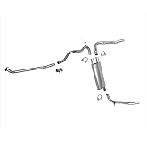 Muffler Exhaust Pipe System MADE IN USA Replacement Parts For Chevrolet Camaro 2.8L 3.1L 1985 1986 1987 1988 1989 1990 1991 1992