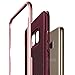 Galaxy S8 Plus Case, TORRAS 2 in 1 Hybrid Anti Fingerprint Slim Fit Soft TPU Cover with Hard Plastic Bumper Scratch Resistant Phone Case for Samsung Galaxy S8 Plus, Burgundy/Rose Gold Edge