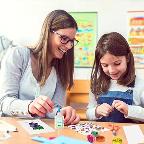 MY CREATIVE CAMP Beginner's Quilling Kit for Kids and Adults, DIY Craft Kit for Kids and Adults, Paper Quilling Kit for Beginners with Tools, Instructions & Storage Box, Makes 10+ Fun Projects