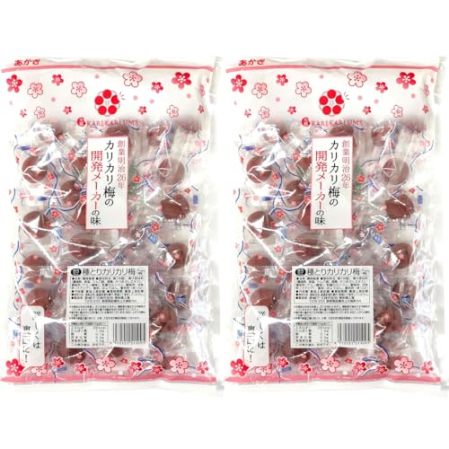 赤城フーズ 種とりカリカリ梅 210g×2袋セット