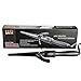 MHU Curling Iron with Pro Tourmaline Ceramic Tapered 25mm-19mm Diameter, Hair Curling Wand Travel Black Barrel, Hair Salon Curler Waver Maker, with Stand Rotation Cord Anti-scald Cool Tip