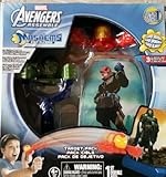 Marvel Mashems Fist Flyers Series 1 Avengers Assemble with Launcher, Target & Stand