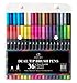 Brush Pen Dual Tip Marker Set - 36 Colors with Coloring Book and Sketch Pad - Fine Tip Pen and Brush Pen - Art Markers are Great for Bullet Journals, Creativity and Calligraphy