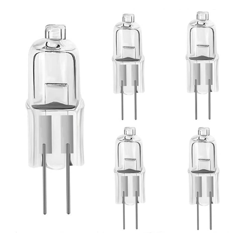 SWAN Halogen Clear Capsule 12v 20w 2 pin G4 Dimmable Warm White - 5 Pack