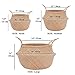 VNCraft Foldable Large Seagrass Belly Basket with Handles for Storage, Nursery Laundry Tote Beach Bag Plant Pots Cover Indoor Decorative