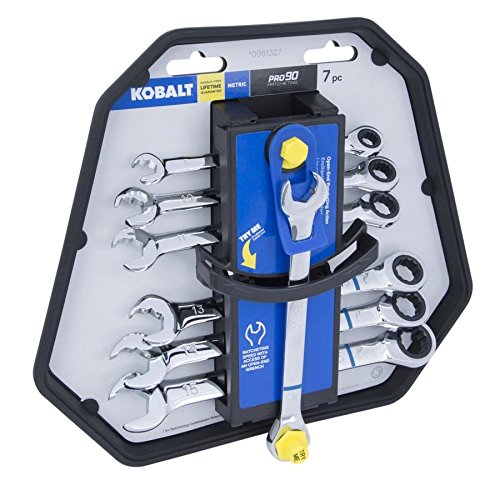 Kobalt 7Piece Metric Ratchet Wrench Set Dual BrickSeek