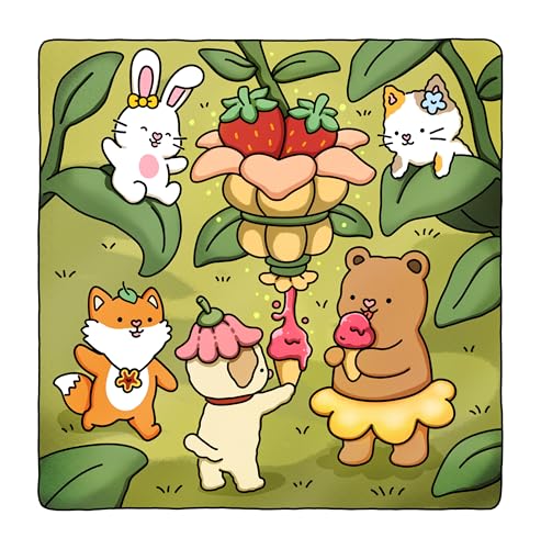 Fuzzy Tales: Fairycore Coloring Book for Adults & Teens Featuring Adorable Animals Characters (Fuzzy Friends Coloring)
