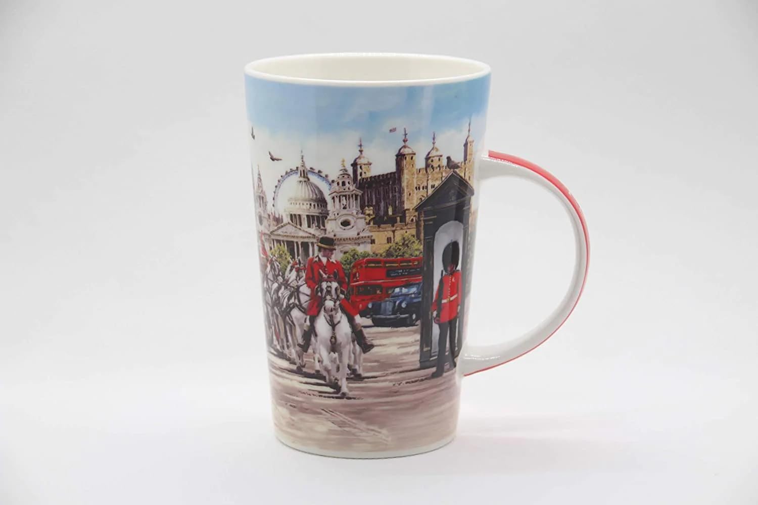 The Leonardo Collection London Tea Cup | Coffee Cup - Latte Mug - Large Mug - London - 350ml - England