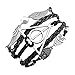 ELBLUVF Alloy Harry Potter Deathly Hallows Snitch Owl Black Synthetic Leather Bracelet