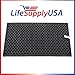 LifeSupplyUSA Carbon Filter Replacement Compatible with Rabbit Air BioGS SPA-421A & SPA-582A Air Purifiers