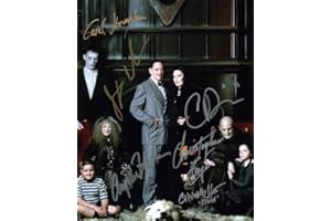 GENERIC "The Addams Family" - Reprinted (RP), Signed Autograph Autographed 8x10-inch Photo Photograph Print, Christina Ricci, Christopher Lloyd, Carel Struycken, Anjelica Huston, Jimmy Workman, Christopher Hart