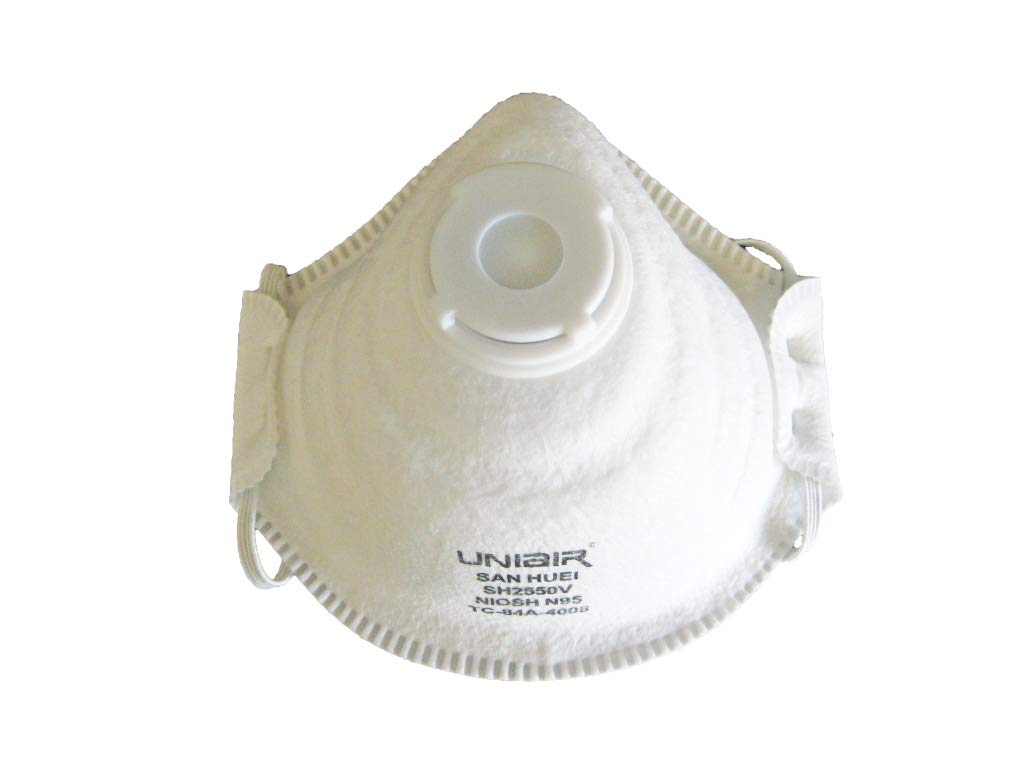 N95 Respirator dust mask NIOSH Particle Respirator Masks with Valve(10