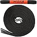 Miscly Waxed Thin Flat Dress Shoelaces [3 Pairs] 1/8