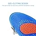 Gel Sports Insoles for Women and Man HLYOON Shoes Insert for Shock Absorption Foot Pain and Fasciitis Relieve Full Length Comfort Size 7.5-14